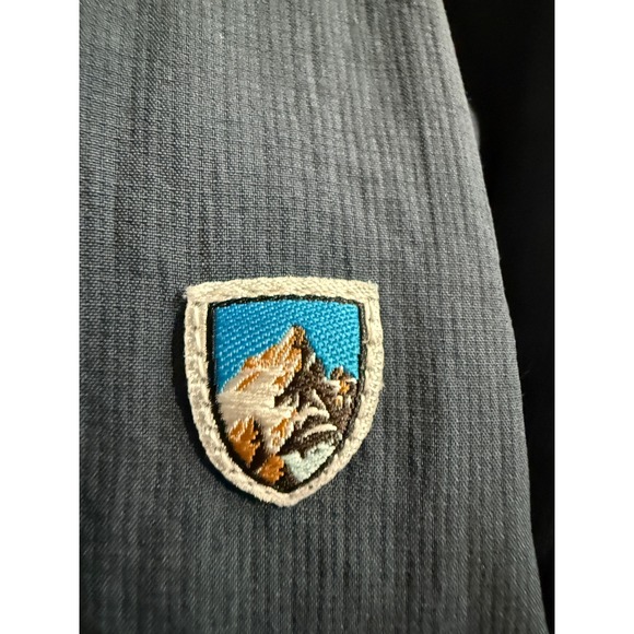 Kuhl Mens Long Sleeve Shirt Nylon Button Up Travel Outdoor Blue Large - Picture 6 of 7